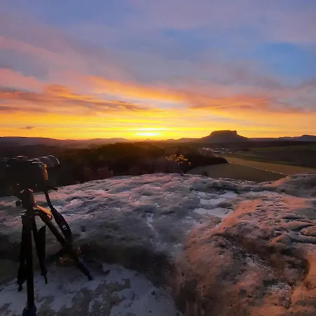 アパート Ferienhof Cunnersdorf *