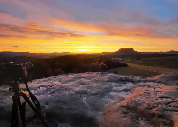 شقة Ferienhof Cunnersdorf *